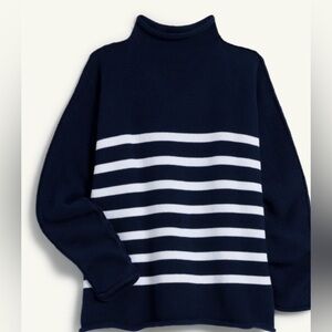 Frank and Aileen MONTEREY
Rolled Funnel Neck Sweater